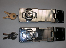 4.5寸外裝型鉸鏈鎖,搭扣鎖,箱扣鎖,雙門櫥門鎖,櫥櫃鎖hasp lock(編号20141)