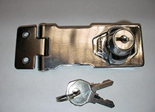 C6-Z抽屜鎖櫥門櫥櫃鎖家具鎖專用折彎帶阻尼緩沖靜音型鎖片鎖扣(編号10139)